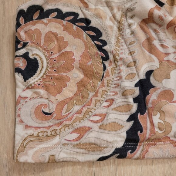 WILFRED | Aritzia Vacay Cropped Tank Top Paisley | Sz. M - Picture 7 of 10